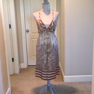 100% silk beautiful dress.